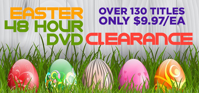 Easter 48 Hour DVD Clearance Savings